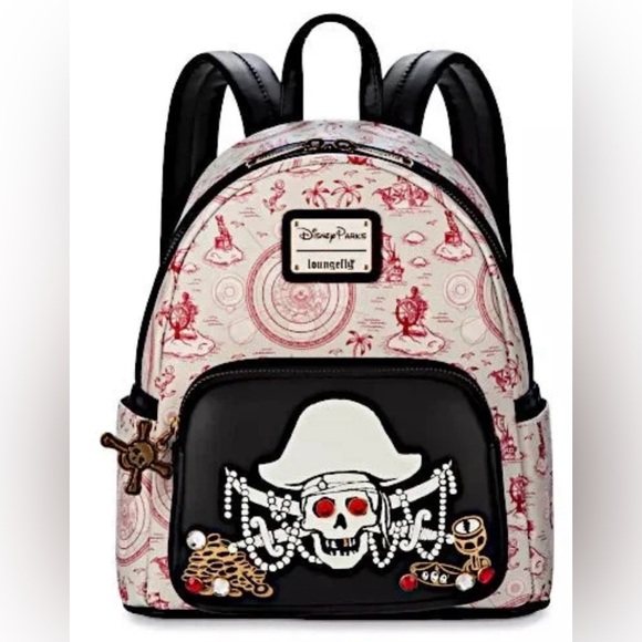 Loungefly Handbags - Loungefly Disney Parks Pirates of the Caribbean Glow in the Dark Mini Backpack